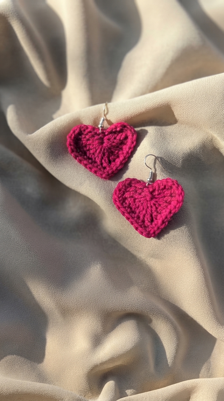 Handmade HeartEarrings