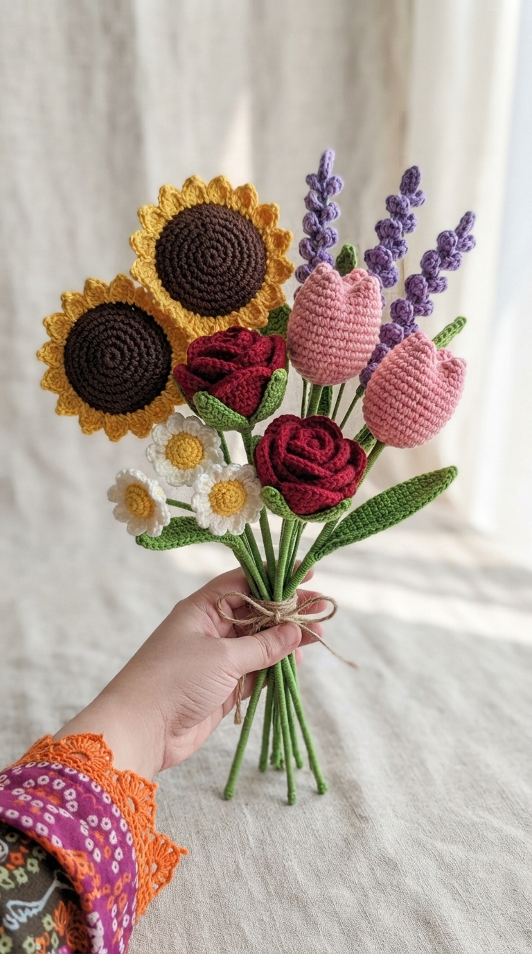 Crochet FlowersBouquet