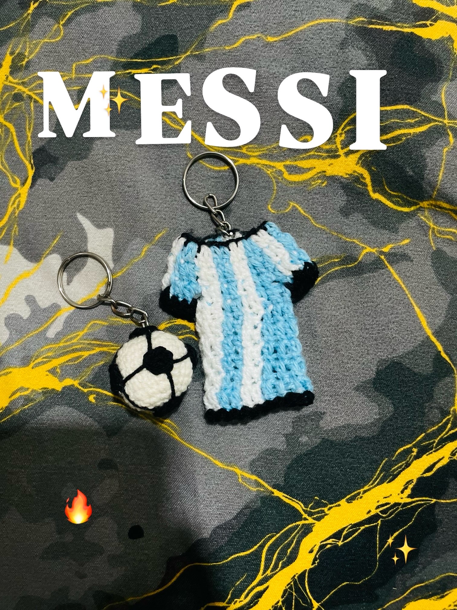 Messy keychain